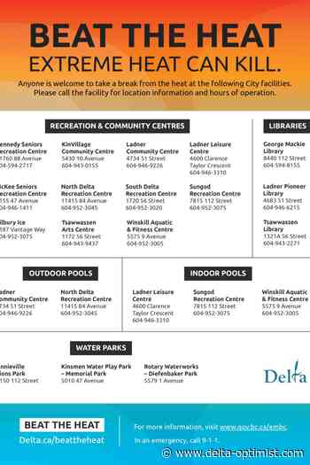 Many ways to beat the heat in Delta - Delta Optimist