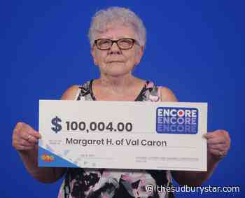 Val Caron senior wins $100000 playing Encore - The Sudbury Star