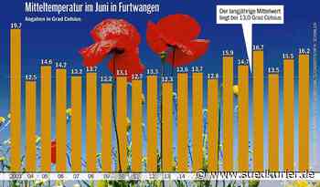 Furtwangen: Drittwärmster Juni seit den Wetterbeobachtungen ab 1979 - SÜDKURIER Online