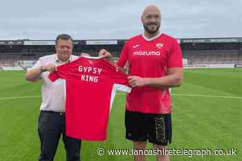Tyson Fury sponsors a Lancashire football club