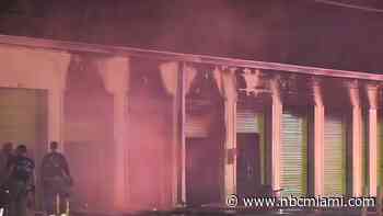 Fire Causes Major Damage to Pompano Beach Storage Facility