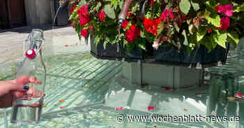 Brunnen in der Stadt Ravensburg spenden Trinkwasser - WOCHENBLATT