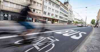 Verkehr in der Innenstadt: Umweltspur auf der Oxfordstraße bereits markiert - General-Anzeiger Bonn