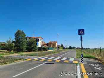Conclusi i lavori della ciclabile di via Tassi a San Felice - Modena 2000