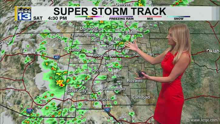 New Mexico sees storms through weekend