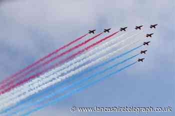 Red Arrows set to fly over Morecambe today