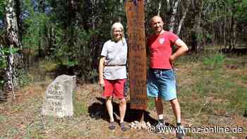 Dorf Zechlin: Mahnsäule der Initiative Freie Heide restauriert - Märkische Allgemeine Zeitung