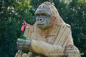 Four-tonne interactive gorilla sculpture wows onlookers at Bristol zoo - Ealing Times