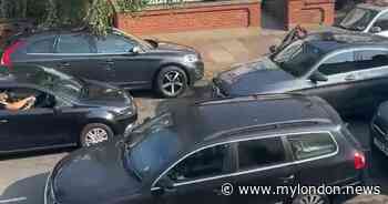 Video captures road rage stand-off outside Ealing school as drivers refuse to move out of each other's way - My London