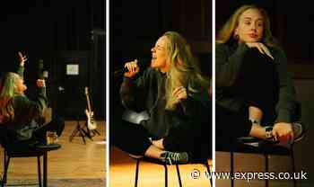 Adele stuns in make-up free snaps in London, but furious fans are distracted by Vegas snub - Express