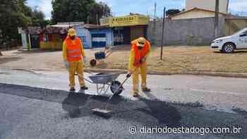 Força-tarefa promove recapeamento de seis avenidas de Trindade - Jornal Diário do Estado