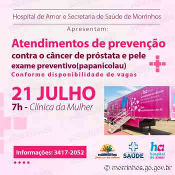 Carreta de Prevenção do Hospital de Amor estará em Morrinhos no dia 21 - Prefeitura Municipal de Morrinhos (.gov)