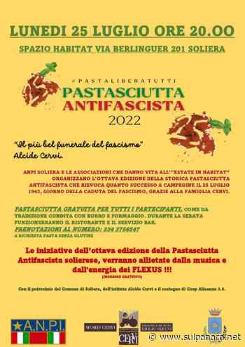 Soliera, il 25 luglio ad Habitat "Pastasciutta Antifascista" - SulPanaro