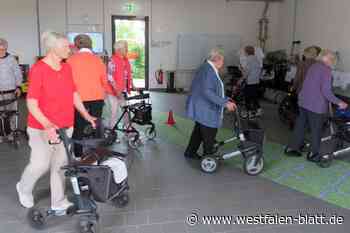 30 Senioren besuchen in Verl Rollator-Aktionstag - Westfalen-Blatt