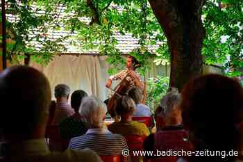 Theater im Hof in Riedlingen bietet seit dreißig Jahren Kunst unter der Kastanie - Kandern - badische-zeitung.de