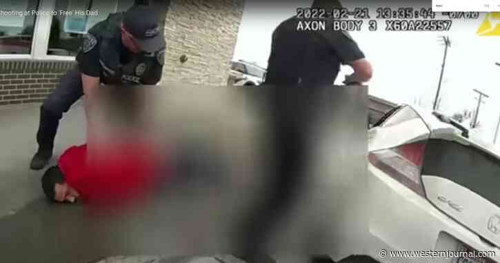 Watch: Police Put in Horrifying Situation as 4-Year-Old Opens Fire While Dad Is Being Arrested
