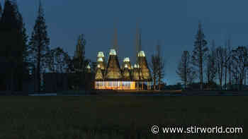 The Restaurant of Metasequoia Grove by GOA is an idyllic architecture of abstraction - STIRworld