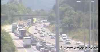 M5 traffic carnage at Exeter as lorry changes tyre - live updates - Devon Live