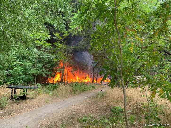 No injuries after propane tank explosion causes fire near downtown