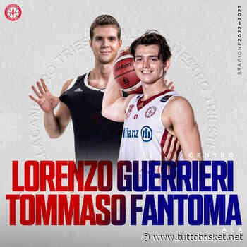Trieste, primo contratto da professionisti per Tommaso Fantoma e Lorenzo Guerrieri - Tuttobasket.net