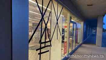 Windows broken at Kitchener business, police investigating - CTV News Kitchener