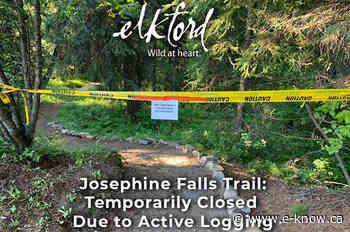 Josephine Falls trail temporarily closed | Elk Valley, Elkford - E-Know.ca