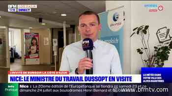 Nice: Olivier Dussopt, ministre du Travail, évoque le problème de recrutement des saisonniers - BFMTV
