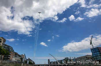 Battle of Britain fly past over Dublin skyline to celebrate 100 years of the Irish Air Corps - TheJournal.ie