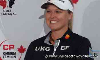 Smiths Falls' Brooke Henderson in second spot after opening round of Evian Championship in France - Ottawa Valley News