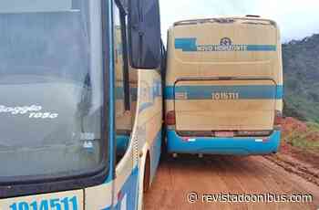BA: Ônibus da Novo Horizonte colidem durante viagem entre Barra do Choça e Caatiba - Revista do Ônibus