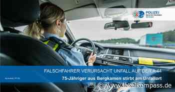 Falschfahrer verursacht Unfall auf der Autobahn, Fahrer stirbt am Unfallort - www.lokalkompass.de