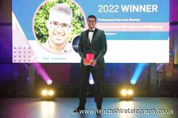 Blackburn businessman's wellbeing company win big at National Startup Awards
