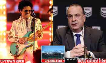 Racing boss Peter V'landys attacks Bruno Mars concert at Sydney Football Stadium over Everest clash - Daily Mail