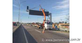 EM IMBITUBA: CCR ViaCosteira implanta novos painéis eletrônicos fixos de mensagens variáveis na BR-101 - portalahora.com.br