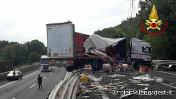 Un Tir di traverso manda in tilt l'A4 tra Monfalcone e Redipuglia – Giornale Nord Est - giornalenordest