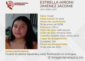 ¡Sigue la búsqueda! Adolescente de Coatepec lleva más de una semana desaparecida - Imagen de Veracruz