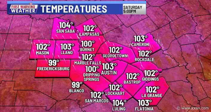 Very little change to this stifling heat