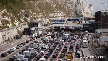 Brexit blamed for delays as British truckers and travelers face gridlock at Dover