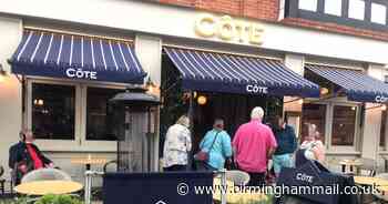 Yobs 'throw missiles' at Solihull's Cote Brasserie as terrified diners 'hide in toilets' in blooded attack - Birmingham Live