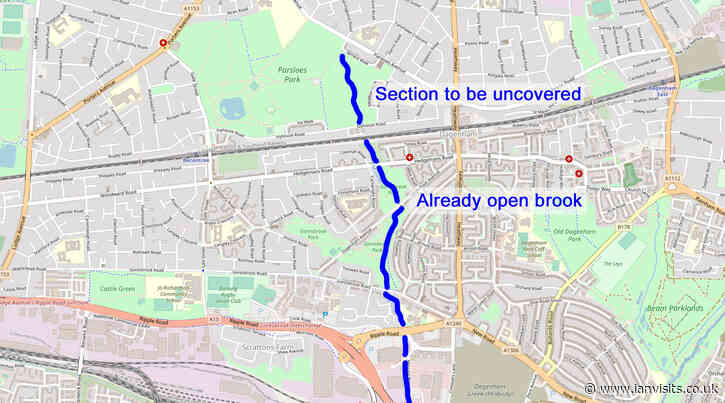 Plans to uncover a buried brook in Dagenham