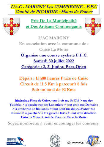 Course cycliste F.F.C Cuise-la-Motte samedi 30 juillet 2022 - Unidivers