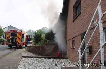 POL-DN: Flexarbeiten verursachen Garagenbrand