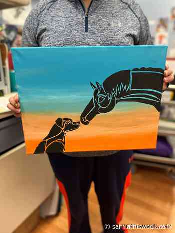 Bright murals installed in Bluewater Health's Russell Building - Sarnia and Lambton County This Week