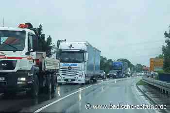 Die Sperrung der B3 dauert noch bis 31. Juli - Kenzingen - badische-zeitung.de