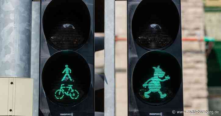 «Äffle» und «Pferdle» an Stuttgarter Fußgängerampel