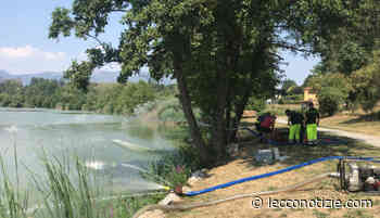 Merate, idrovore in azione per ossigenare il lago di Sartirana - Lecco Notizie