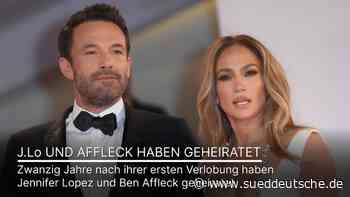 Jennifer Lopez und Ben Affleck haben geheiratet - Panorama - SZ.de - Süddeutsche Zeitung - SZ.de