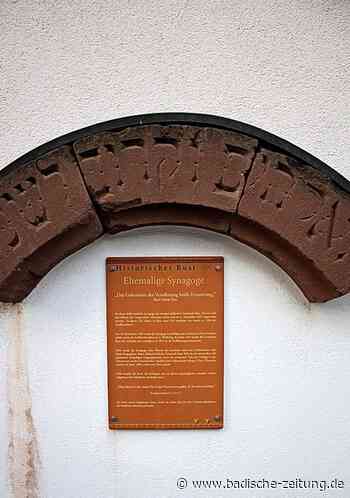 Erinnerungen an die alte Synagoge - Rust - badische-zeitung.de