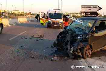 Scontro tra quattro veicoli all'alba, feriti in codice rosso e giallo - BariViva