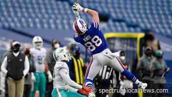 Bills star Dawson Knox hosts football camp at Nazareth College - Spectrum News